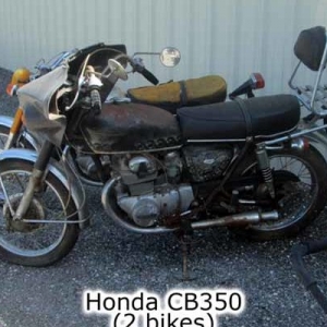 Honda CB350 (two bikes)